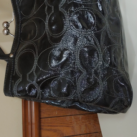 Coach Madison Patent Leather Shoulder Bag - Picture 7 of 16